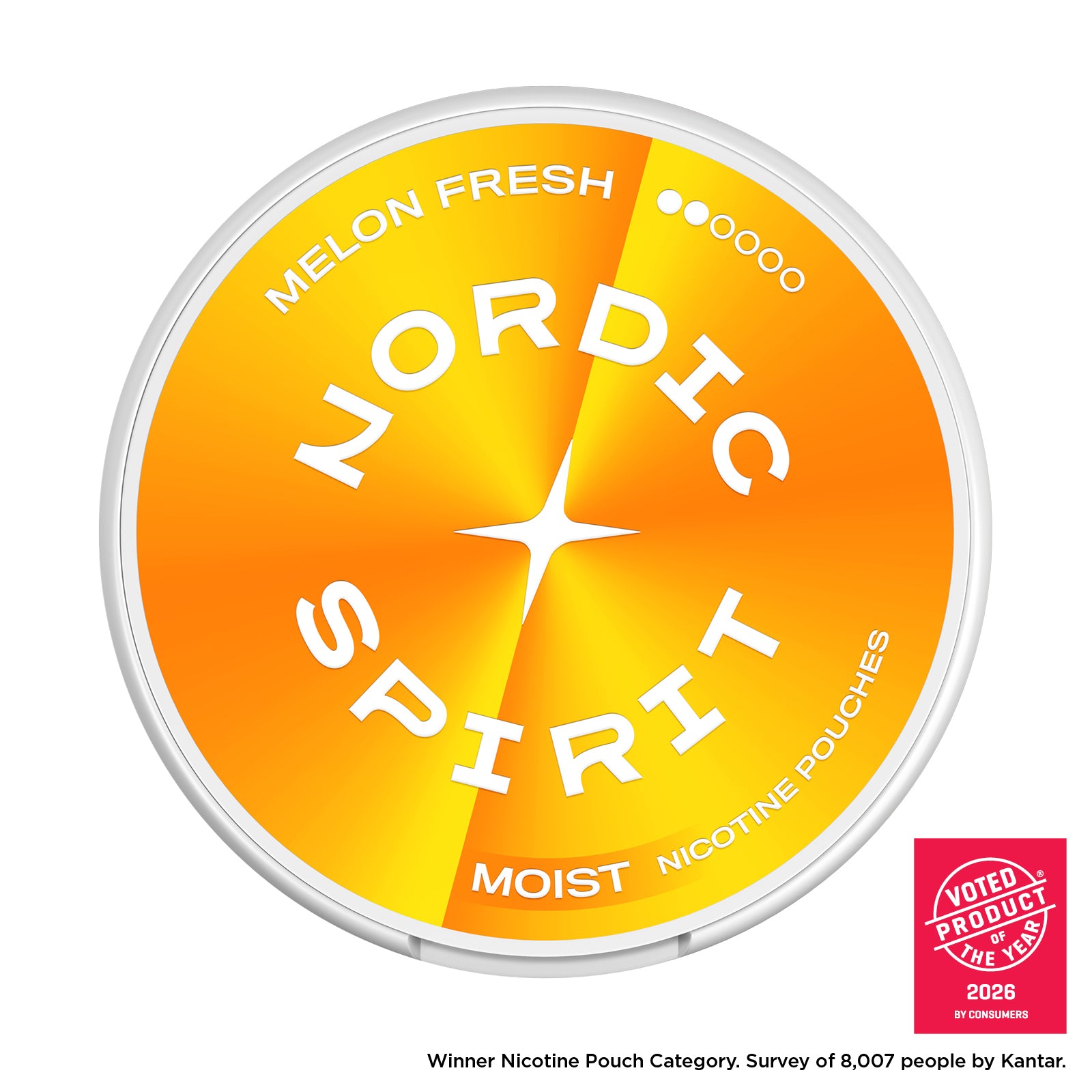 Melon Fresh Nicotine Pouches by Nordic Spirit