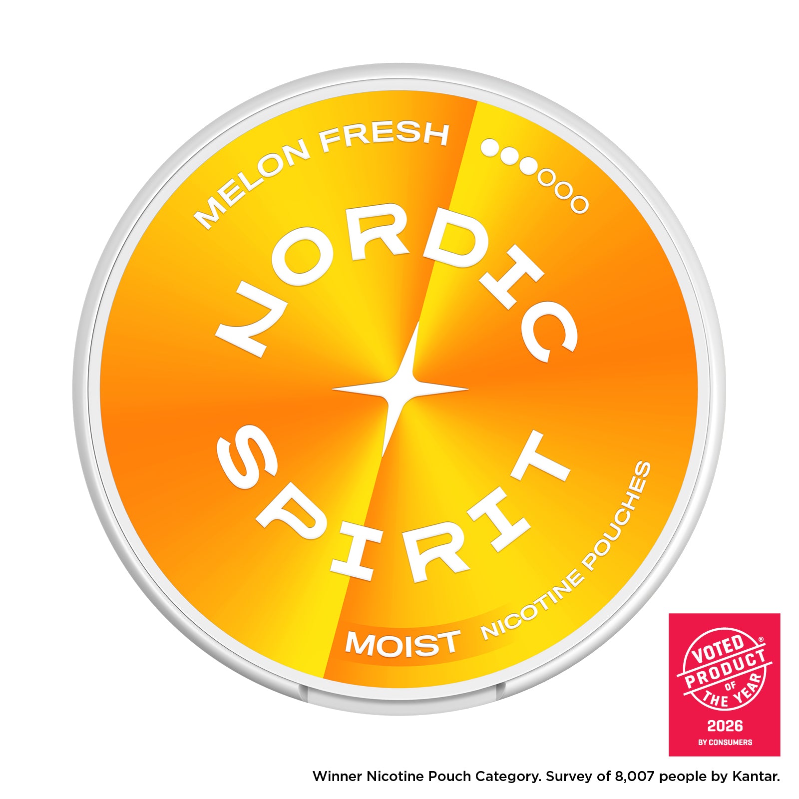 Melon Fresh Nicotine Pouches by Nordic Spirit
