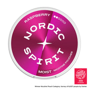 Raspberry Nicotine Pouches by Nordic Spirit