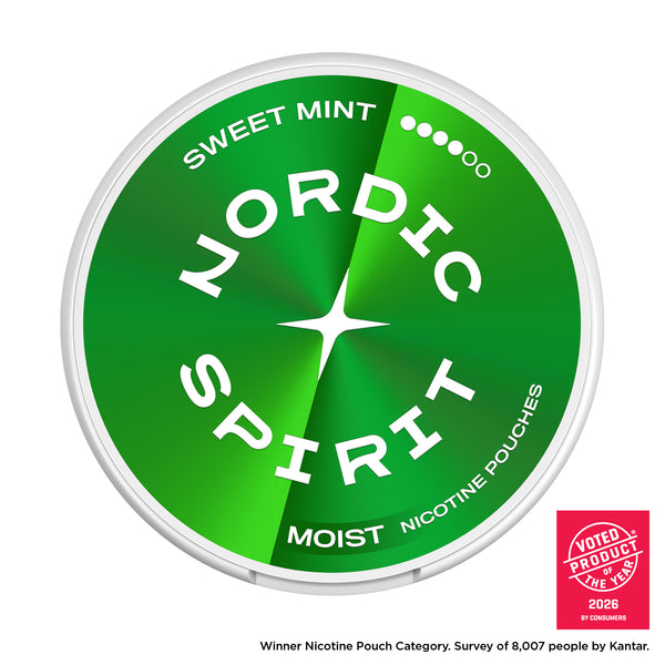 Sweet Mint Nicotine Pouches by Nordic Spirit