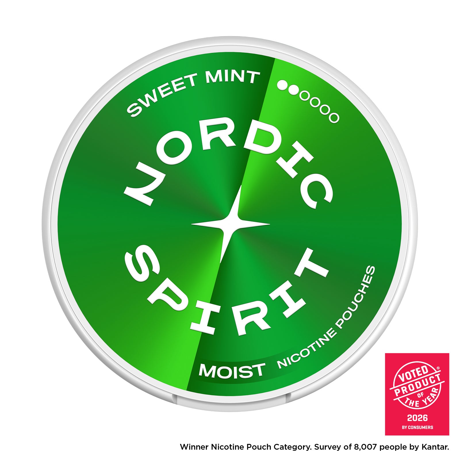 Sweet Mint Nicotine Pouches by Nordic Spirit
