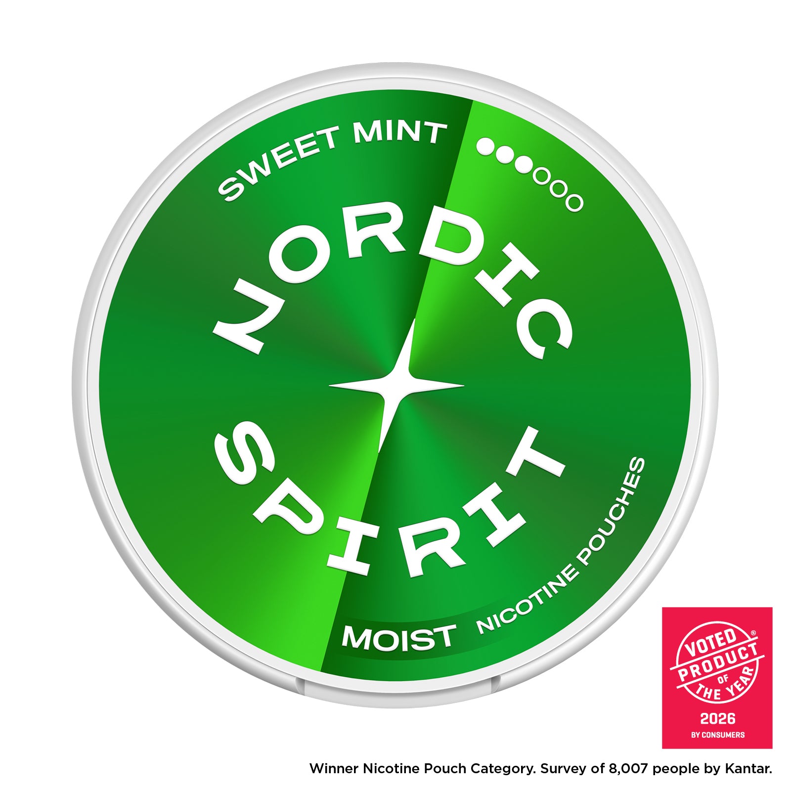 Sweet Mint Nicotine Pouches by Nordic Spirit