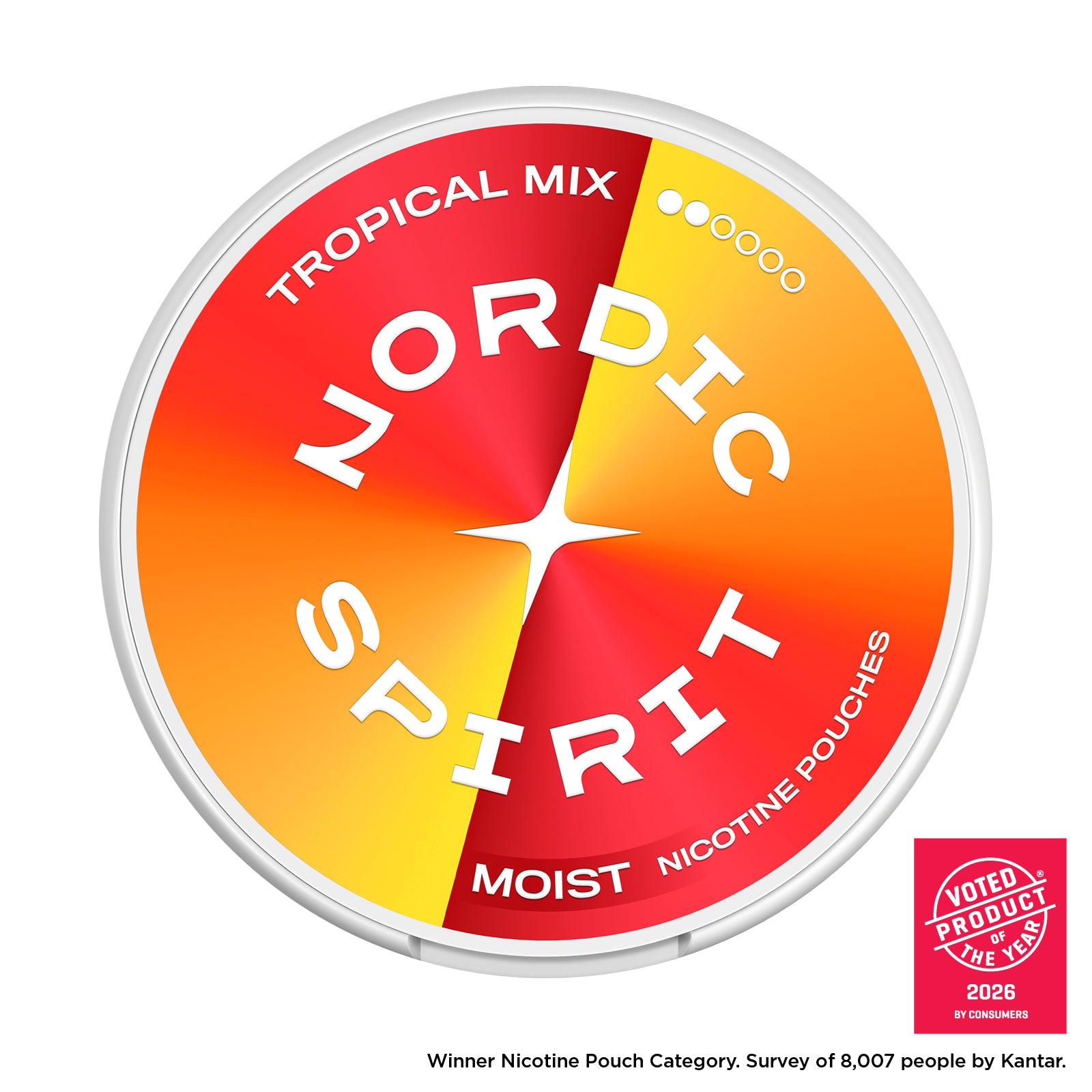 Tropical Mix Nicotine Pouches by Nordic Spirit