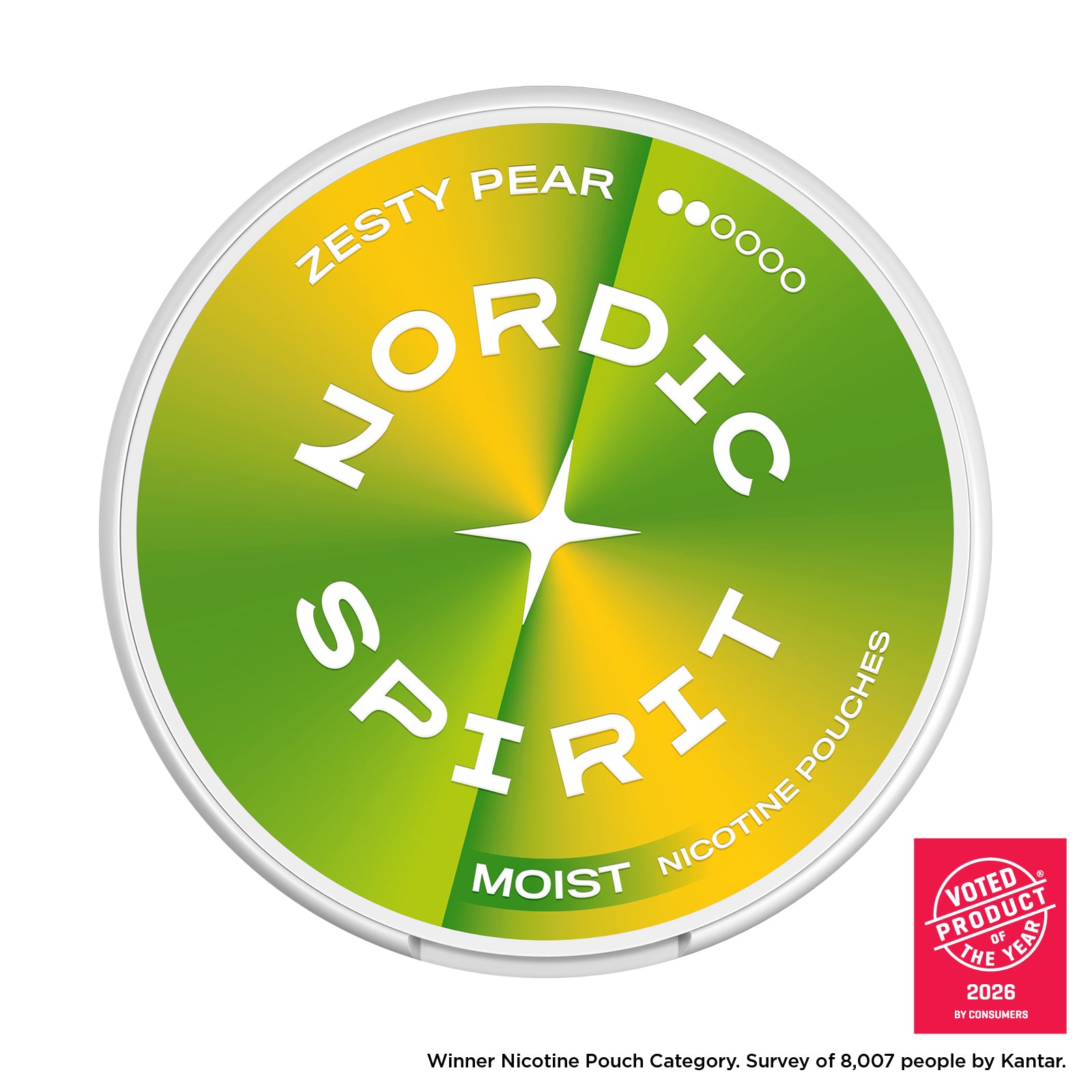 Zesty Pear Nicotine Pouches by Nordic Spirit