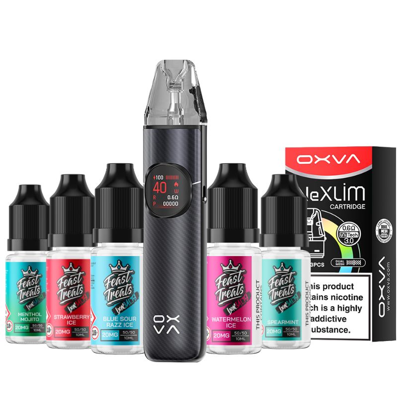 OXVA NeXlim 2 Bundle — kit, pods and 5 nic salts