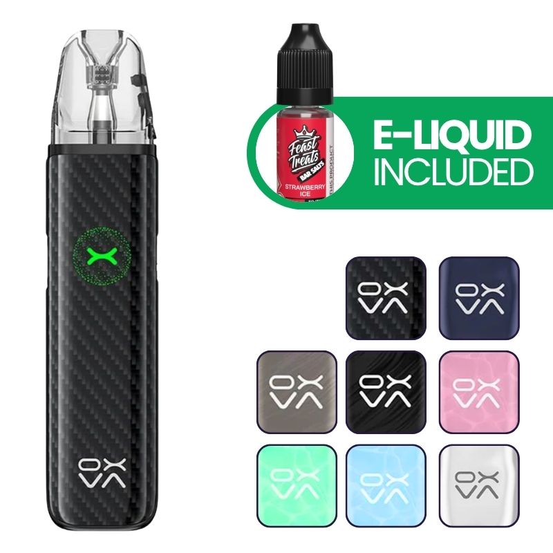OXVA Xlim Go 2 Vape Kit with free e-liquid and colour options