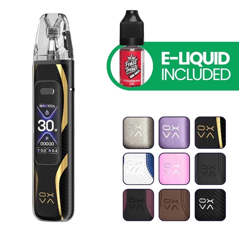 OXVA Xlim Pro 3 Vape Kit with free e-liquid and colour options