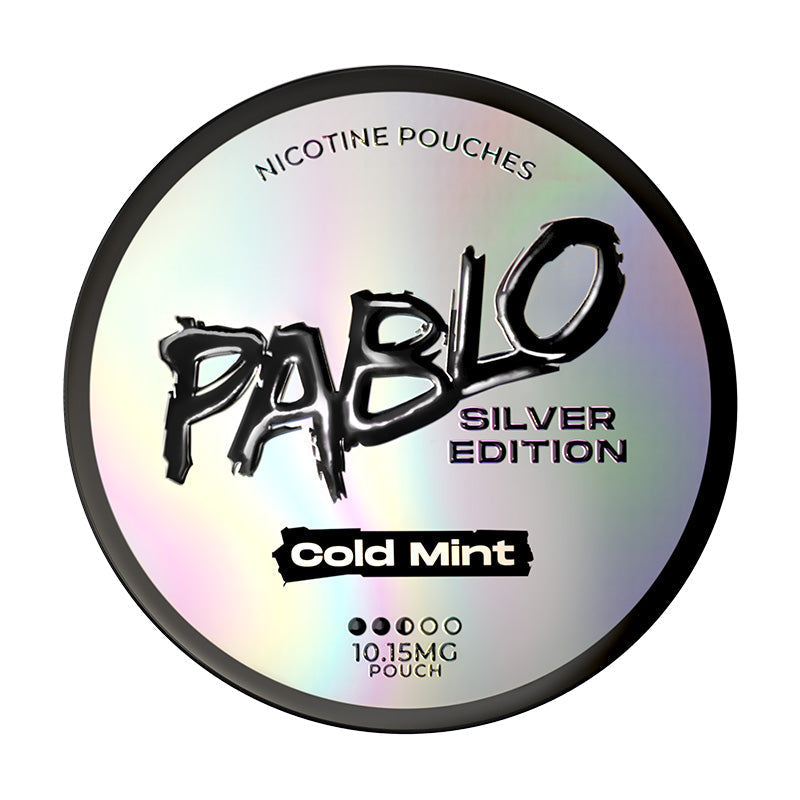 Cold Mint Silver Edition 10mg Nicotine Pouches by Pablo