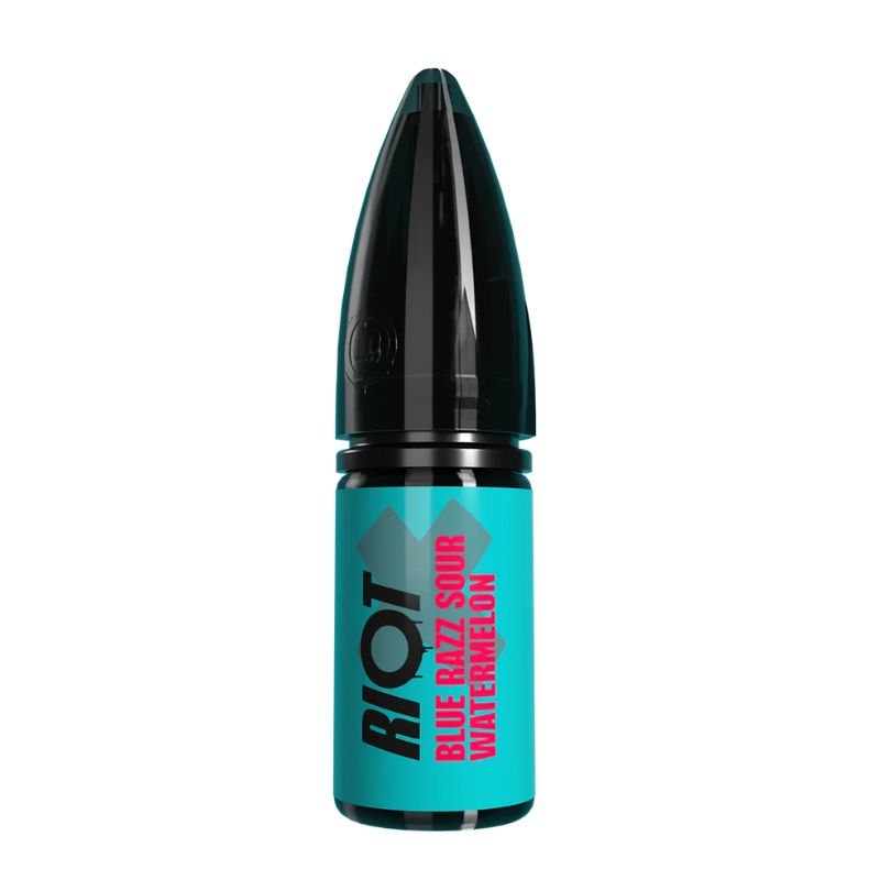 Blue Razz Sour Watermelon Nic Salt E-Liquid by Riot X