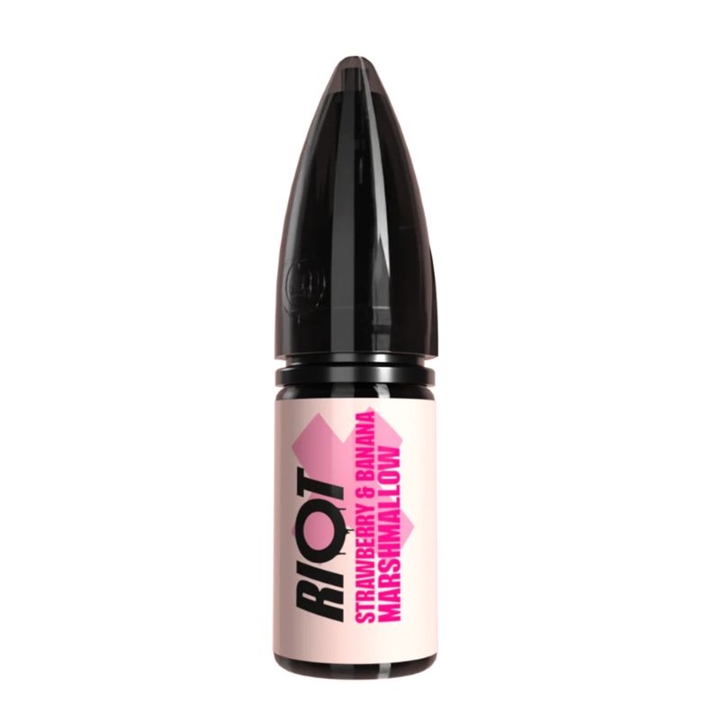 Strawberry & Banana Marshmellow Nic Salt E-Liquid by Riot X