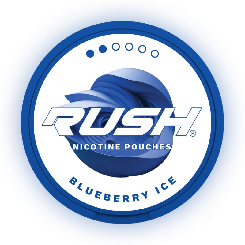 Blueberry Ice Nicotine Pouches by Rush