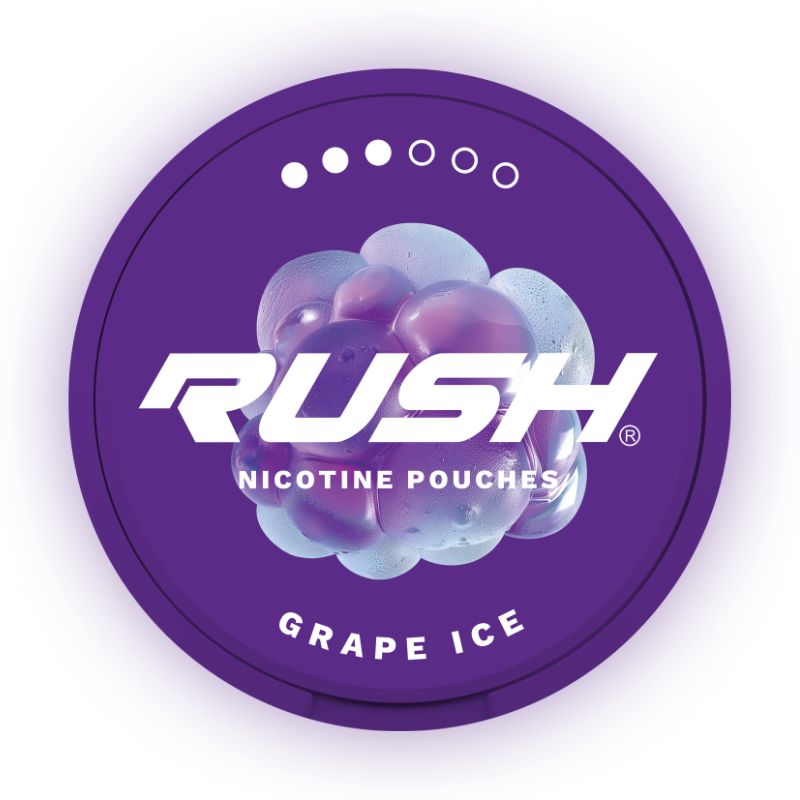 Grape Ice Nicotine Pouches by Rush