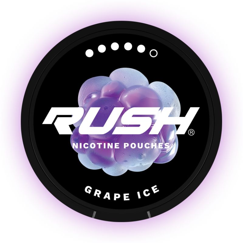 Grape Ice Nicotine Pouches by Rush