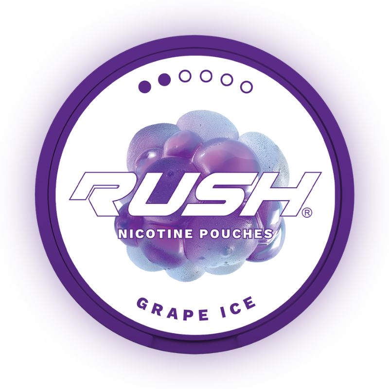 Grape Ice Nicotine Pouches by Rush
