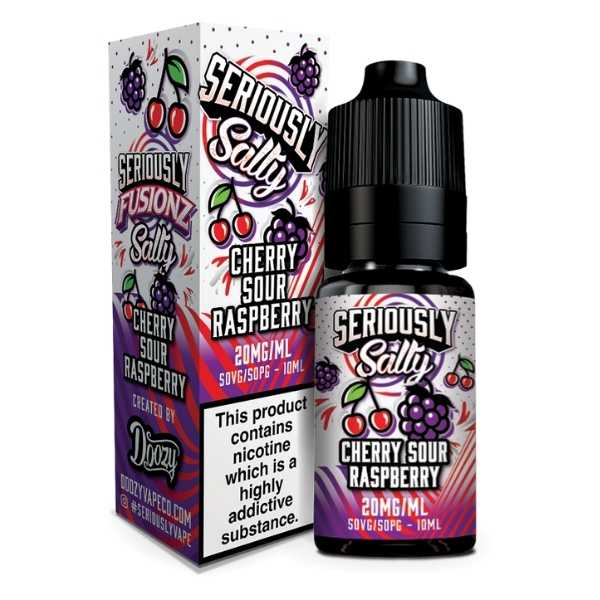Cherry Sour Raspberry Nic Salt E-Liquid by Seriously Fusionz 10ml
