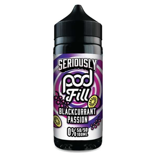 Blackcurrant Passion Shortfill E-Liquid by Seriously Pod Fill 100ml