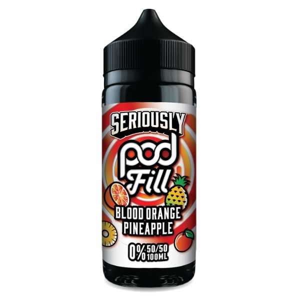 Blood Orange Pineapple Shortfill E-Liquid by Seriously Pod Fill 100ml