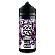Blackcurrant Berry Shortfill E-Liquid by Seriously Pod Fill x2 100ml