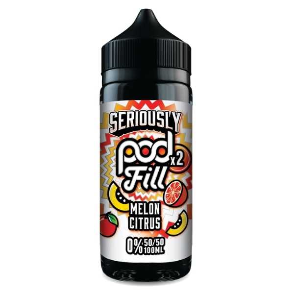 Melon Citrus Shortfill E-Liquid by Seriously Pod Fill x2 100ml