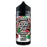 Strawberry Gummy Shortfill E-Liquid by Seriously Pod Fill x2 100ml