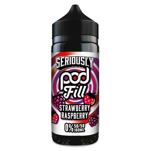 Strawberry Raspberry Shortfill E-Liquid by Seriously Pod Fill 100ml