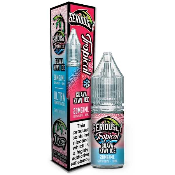 Guava Kiwi Ice Nic Salt E-Liquid by Seriously Tropical 10ml