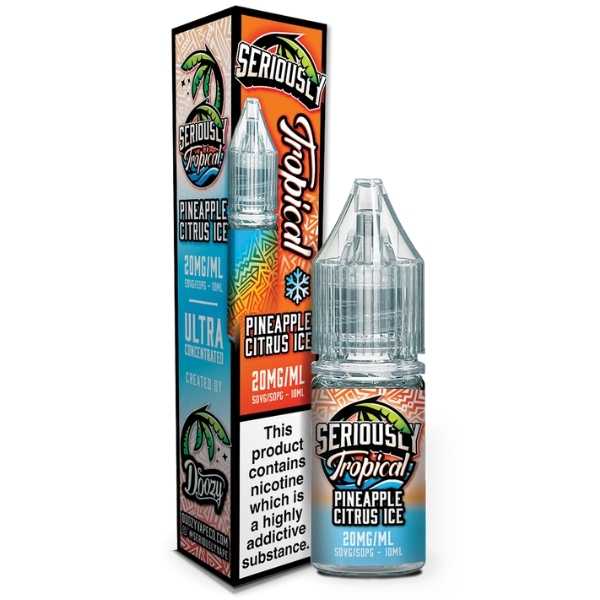 Pineapple Citrus Ice Nic Salt E-Liquid by Seriously Tropical 10ml