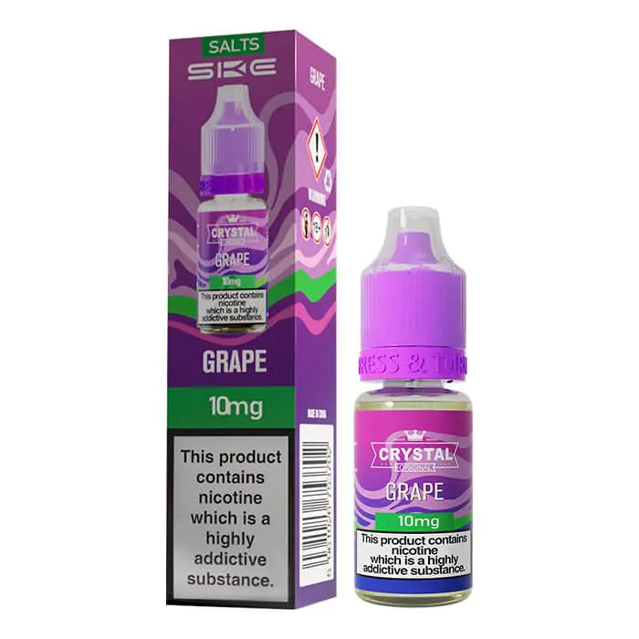 Grape 10ml Nic Salt by SKE Crystal Original