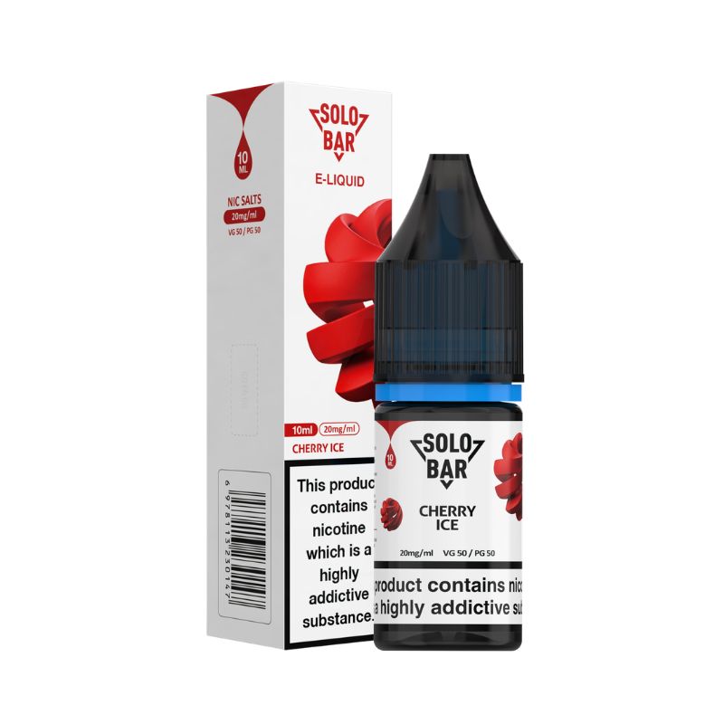 Cherry Ice Nic Salt E-Liquid by Solo Bar