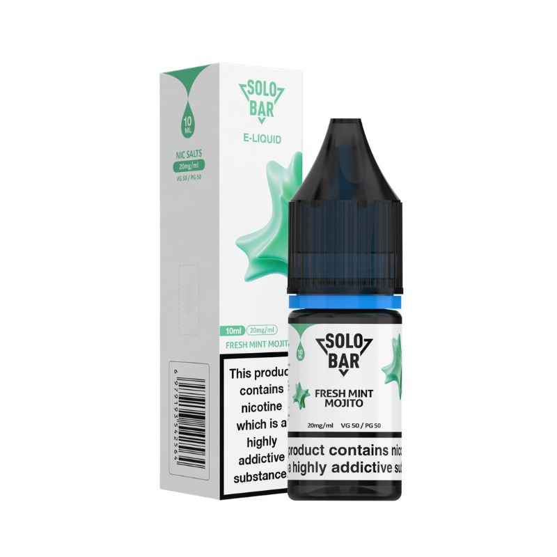 🎁 Fresh Mint Mojito Nic Salt E-Liquid by Solo Bar (100% off)