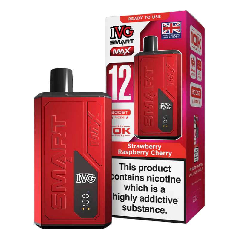 IVG Smart Max Vape Kit – 10,000 Puffs, Refillable, 20mg – The E-Cig Store