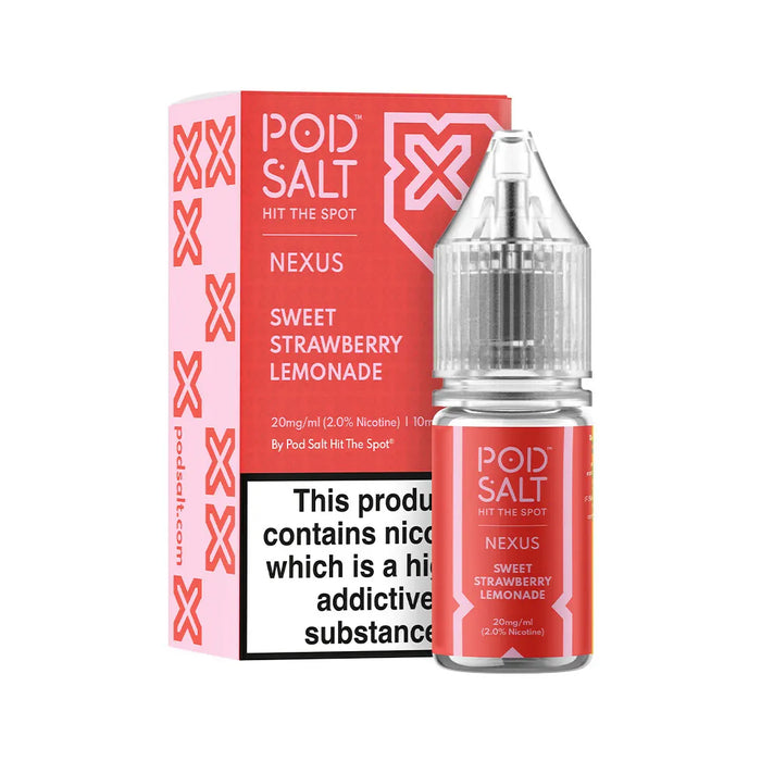Nexus Sweet Strawberry Lemonade - 10ml Nic Salt E-Liquid