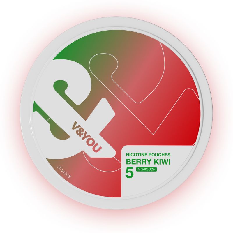 Berry Kiwi Nicotine Pouches by V&YOU