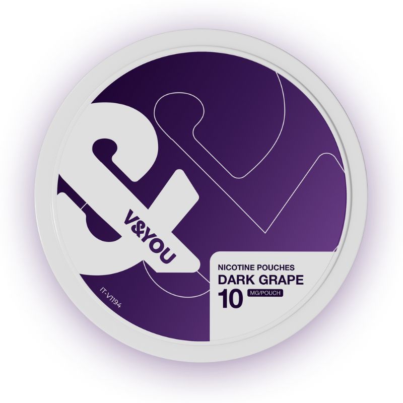 Dark Grape Nicotine Pouches by V&YOU