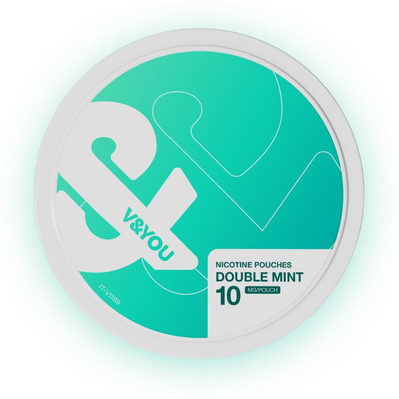 Double Mint Nicotine Pouches by V&YOU