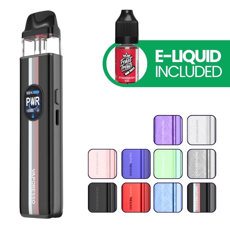 Vaporesso XROS 5 Vape Kit with free e-liquid and colour options