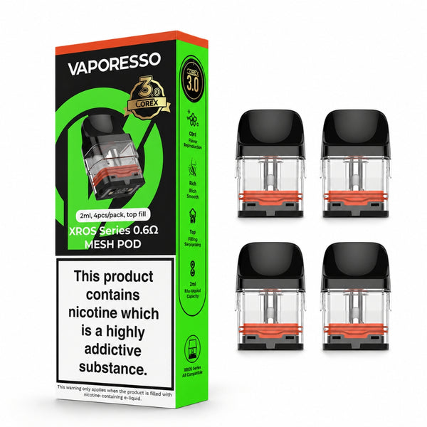 Vaporesso XROS Corex 3.0 Replacement Pods – Pack of 4