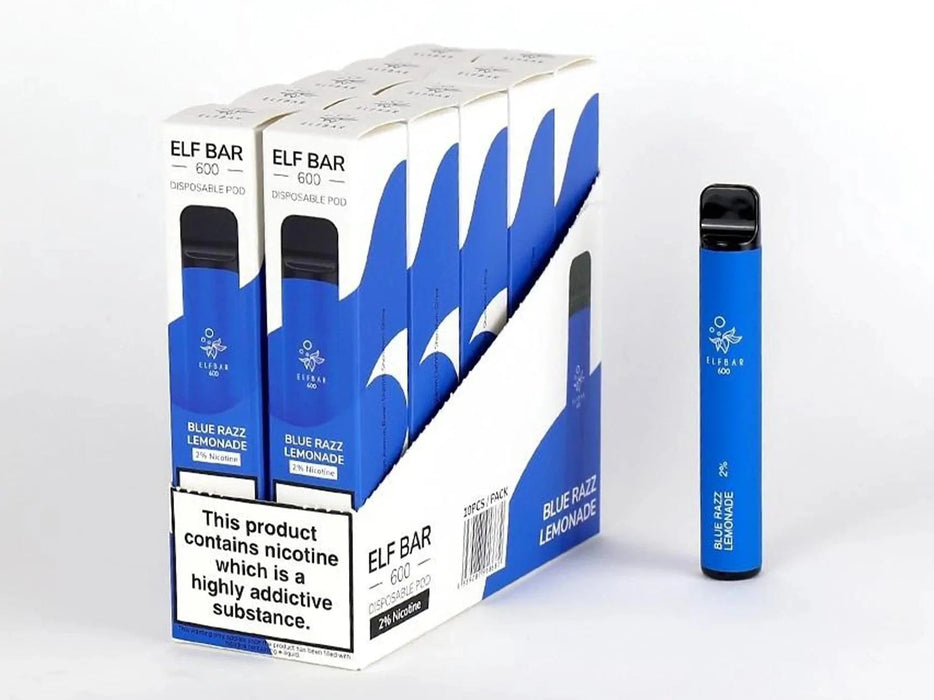 Elf Bar 600 Disposable Vape Kit 10 Multipack | The e-Cig Store