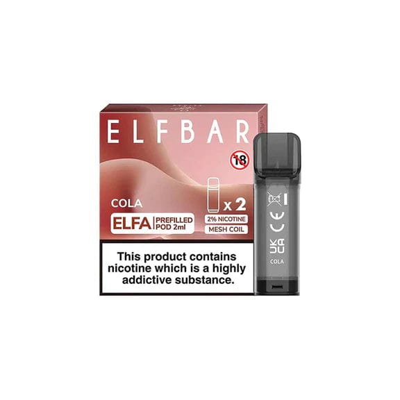 Elf Bar Elfa Pre-Filled Pods (2 Pack) | The e-Cig Store