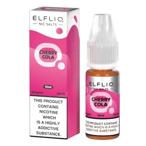 ELFBAR ELFLIQ Cherry Cola 10ml Nic Salt | The e-Cig Store