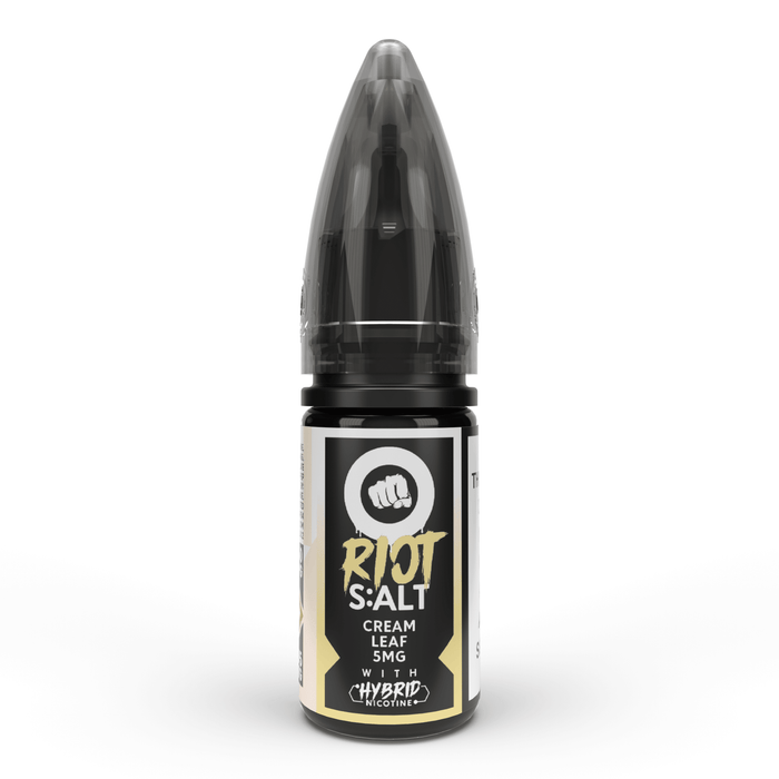 Cream Leaf Nicotine Salt E-Liquid By Riot Salt | The e-Cig Store
