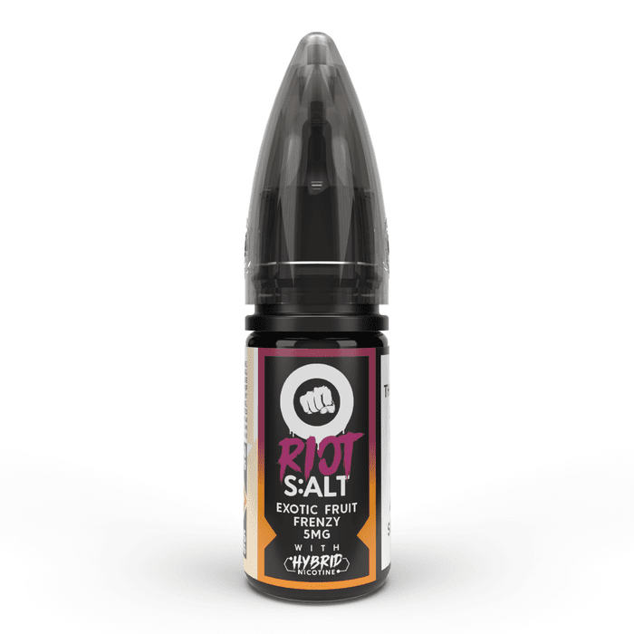 Exotic Fruit Frenzy Nicotine Salt E-Liquid By Riot Salt | The e-Cig Store
