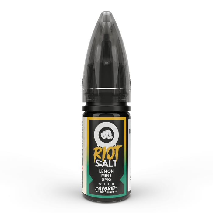 Lemon Mint Nicotine Salt E-Liquid By Riot Salt | The e-Cig Store