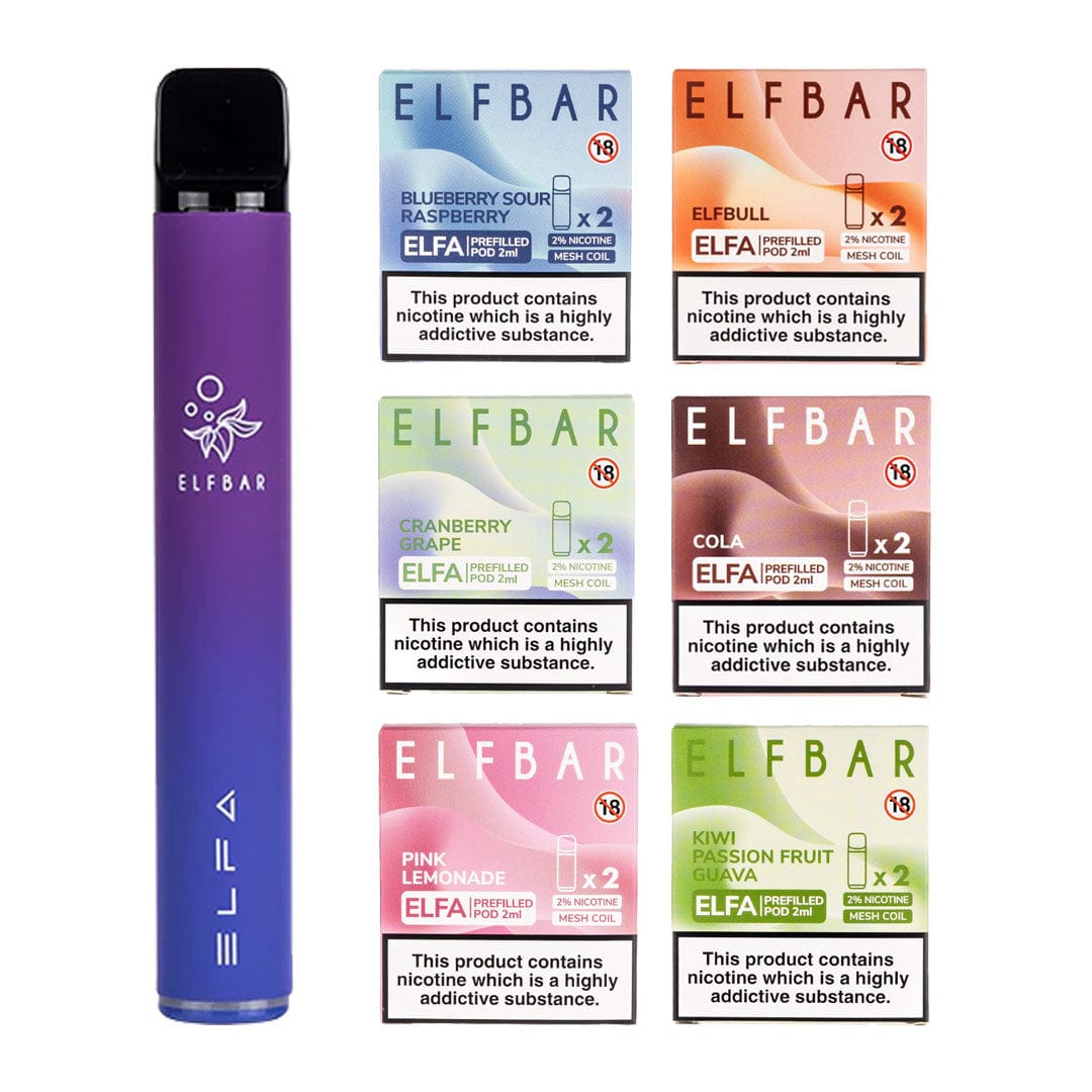 Elf Bar Elfa Pre-Filled Pod Kit — The E-Cig Store